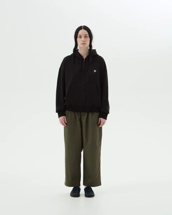 Худи Zip P Logo LW черное - фото 1