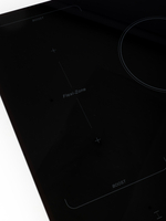 Индукционная варочная панель 3 конфорки, непрерывный нагрев, инвертор, Расширенная зона нагрева, Booster, черная, 6200Вт, MACBI