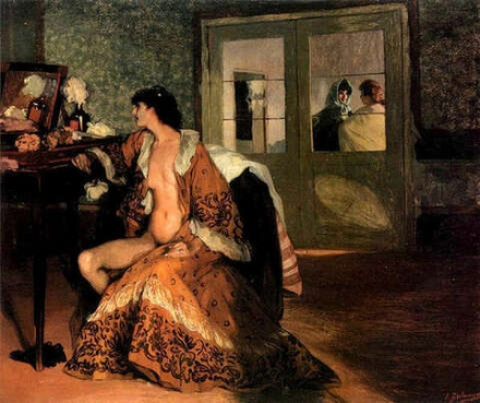 Ignacio Zuloaga (1870-1945) - эротическое искусство испанского художника