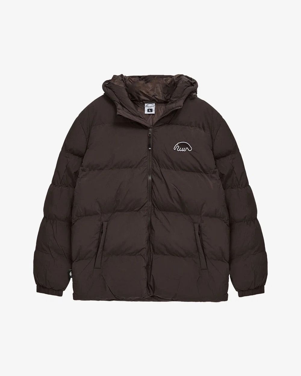 Пуховик Anteater AW25 Downjacket Hooded Crispy коричневый