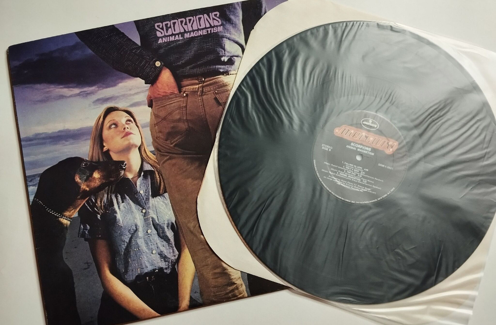 Винтажная виниловая пластинка LP Scorpions Animal Magnetism (USA 1980)
