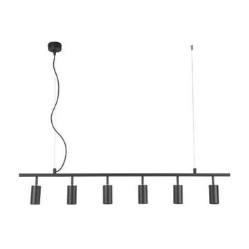 Подвесной светильник CLT 015C6 L1200 BL черный Rivo Crystal Lux