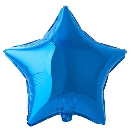 Фольгированная фигура, звезда, 18"/46СМ Металлик Blue