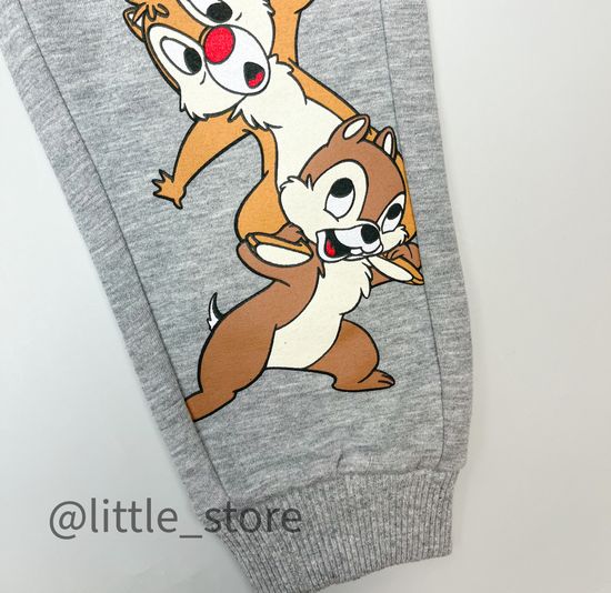 Комплект из футера (тонкого) "Чип и Дэйл" серый