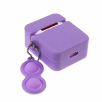Силиконовый чехол для AirPods Pop it, 012635 Сиреневый