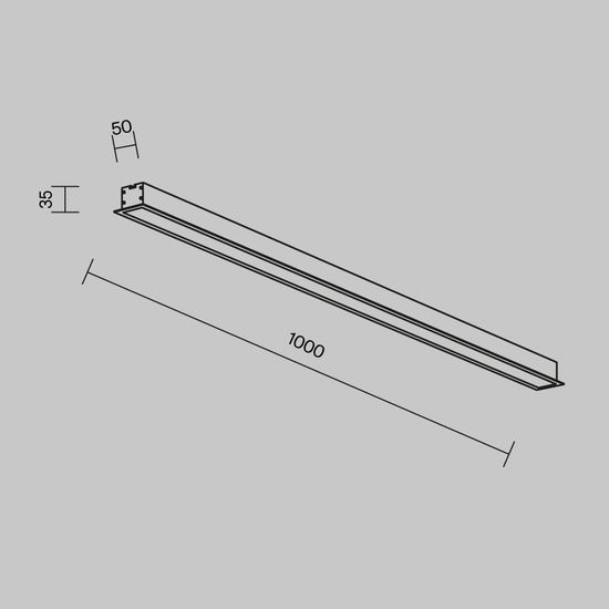 Линейный светильник Technical LL313012