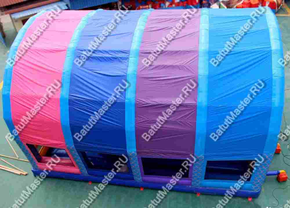 Надувной батут с крышей "Дельфинарий" 11*8*7 м