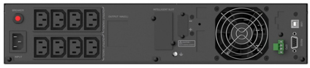 Источник бесперебойного питания CBR ESN-2KRT-8I-LCHERSC