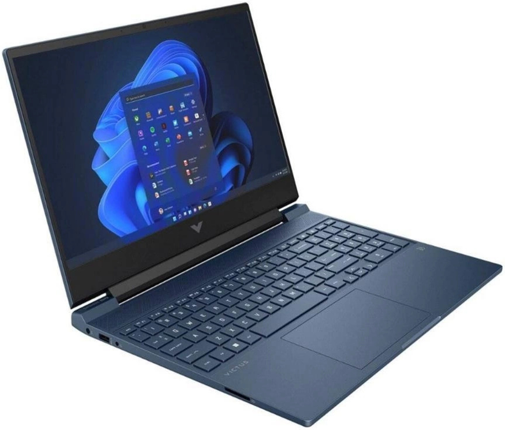 Ноутбук  HP Victus 15-fa0033dx 15.6 ", Core i5, 8 Гб RAM, 512 Гб SSD, GeForce RTX 3050, Синий