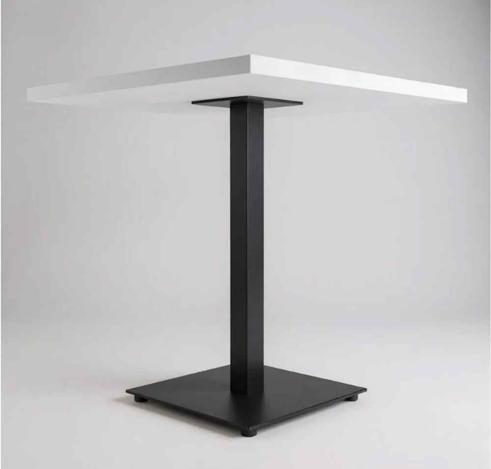 Подстолье №44, квадратное, 50х50х75см, красное, п.т. 8х8см