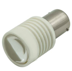 Светодиод 12V T25   10SMD 3030 WHITE LENS Ceramic 2.6W (1конт) S0002