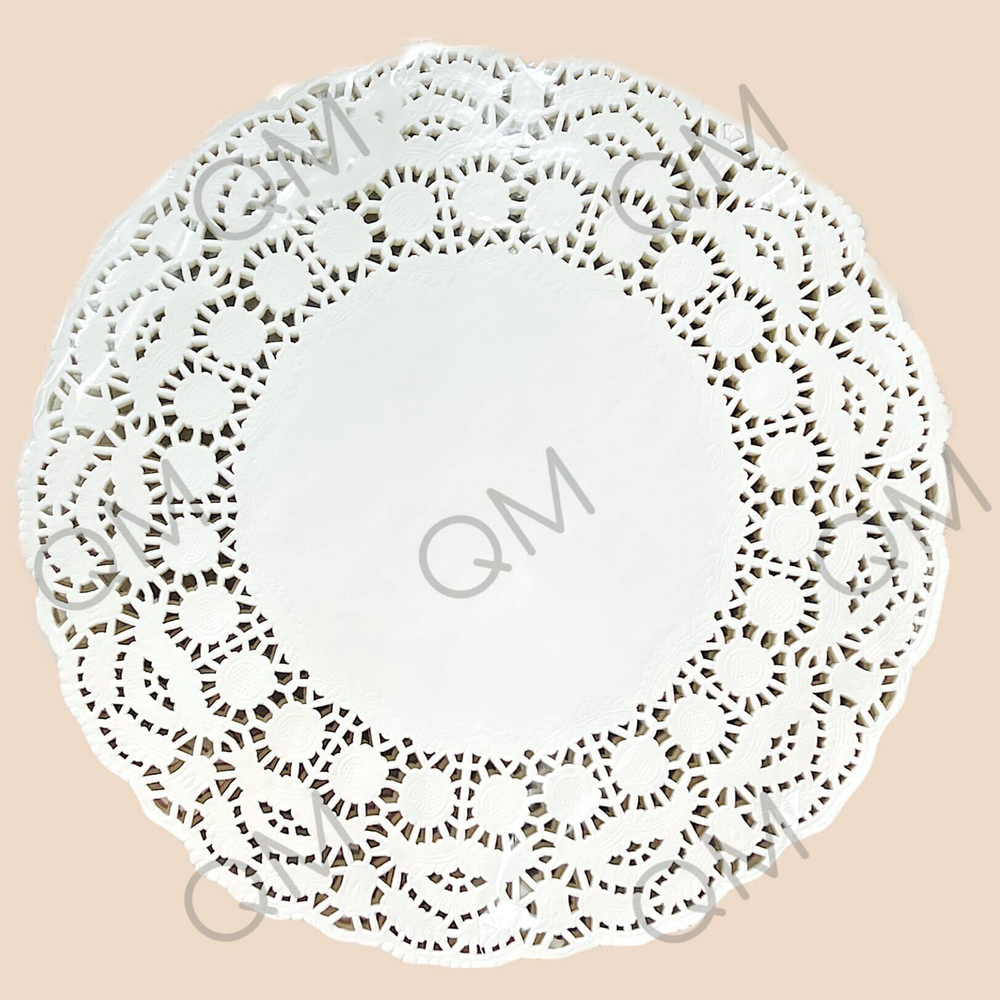 Салфетка бумажная ажурная D-300 мм (круг) (250шт/упак)