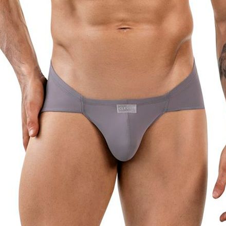 Мужские трусы брифы серые Clever Moda AUDAZ BRIEF 187012