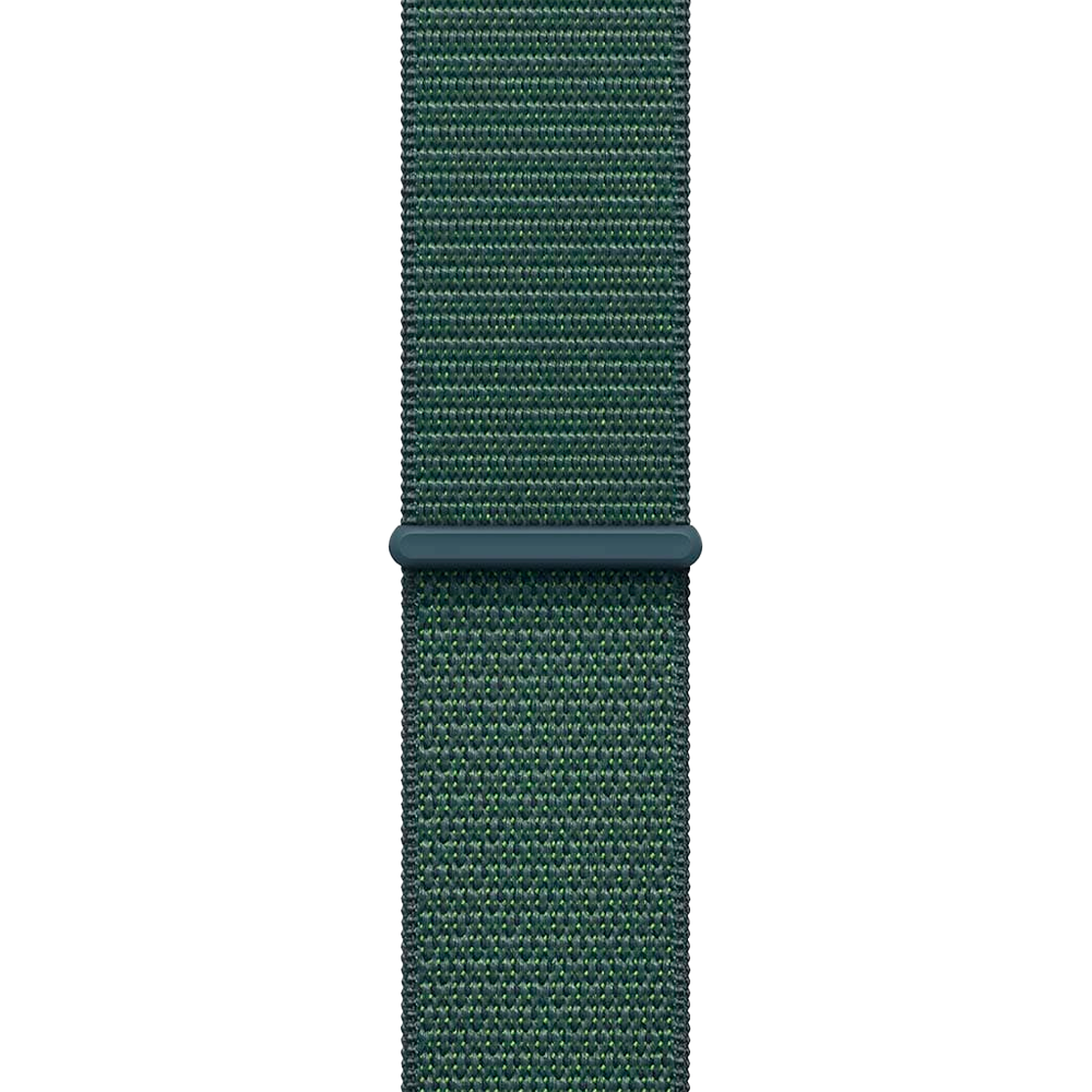 Умные часы Apple Watch SE 2 (2024) GPS, 40mm, Starlight Aluminium Case with Sport Loop, Lake Green (Сияющая звезда)