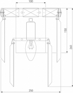 Накладной светильник Eurosvet Elegante 10130/1 золото/прозрачный хрусталь Strotskis