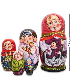 Народные промыслы МР-13/ 3-H Матрешка 5м «Семейка Большая»