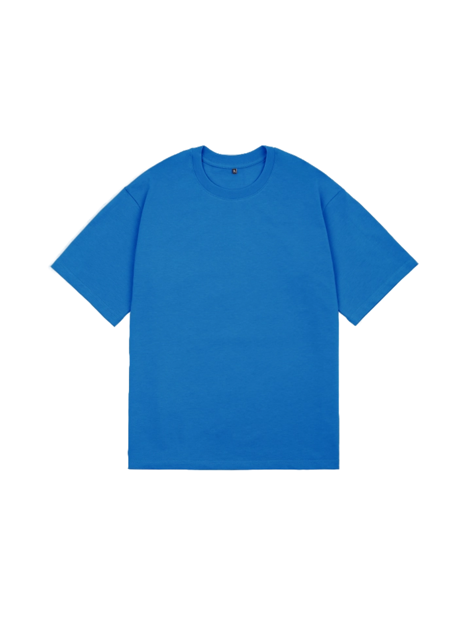 Футболка оверсайз (синий) 230 г