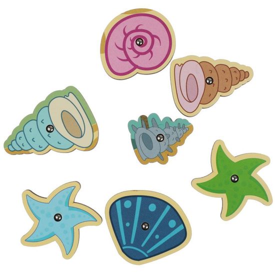 Деревянная игрушка-рыбалка «Три кота. Карамелька на море» терм. пакет Буратино