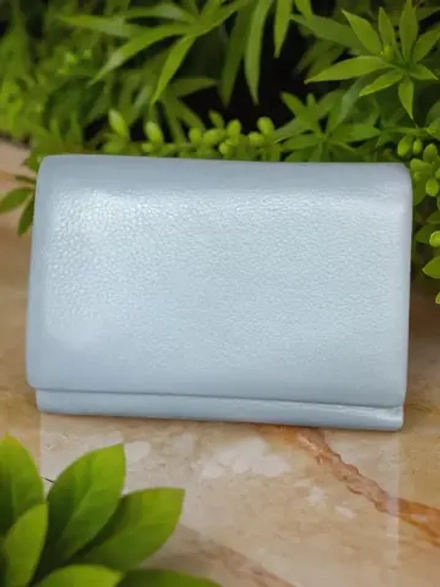 Кошелек компактный голубой