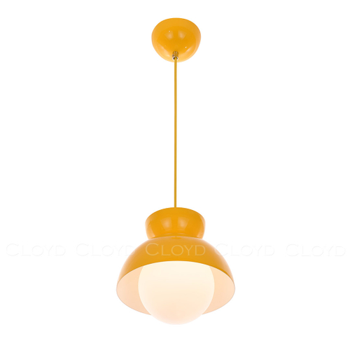 Подвесной светильник Cloyd ERMA-A P1 / Ø20 см - желтый (арт.11339)