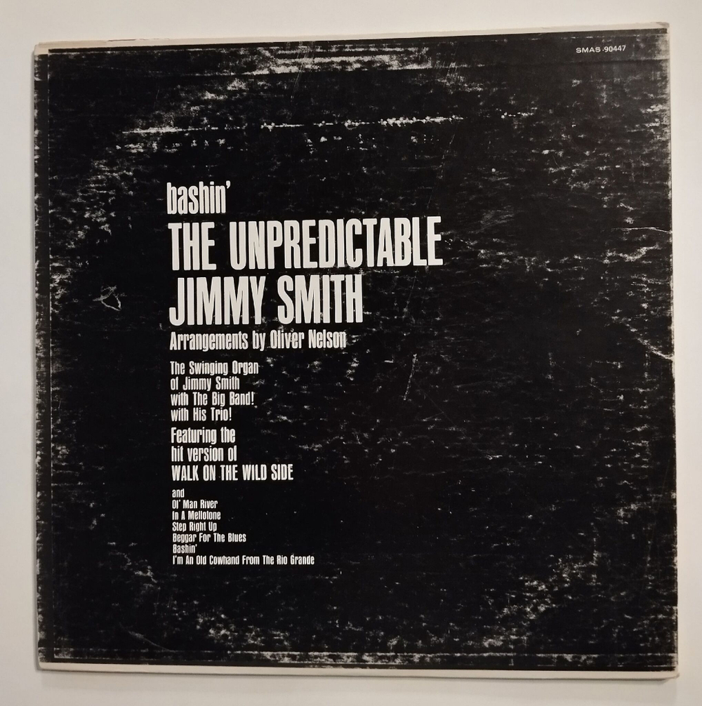 Винтажная виниловая пластинка LP Bashin The Unpredictable Jimmy Smith (USA 1972)