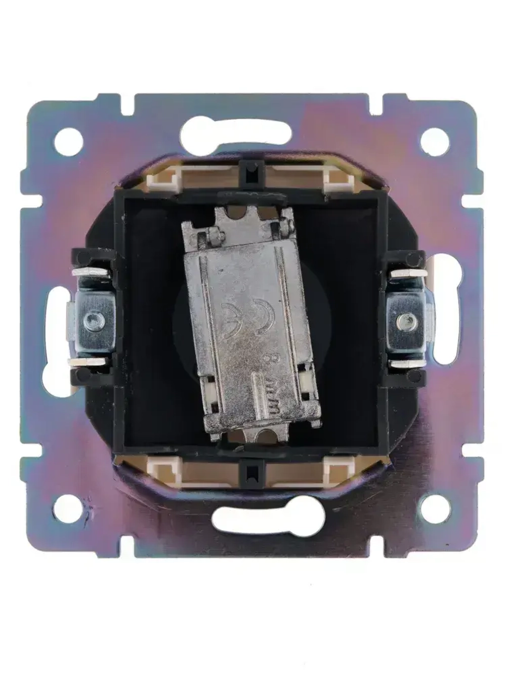 Комплект розетка-2 шт+ТВ розетка-1 шт+рамка 3 поста - 1 шт белый