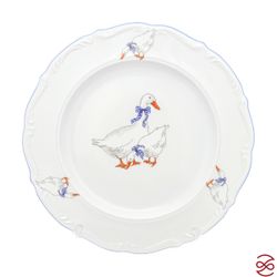 Блюдо круглое 32 см Repast Гуси