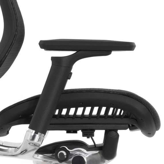 Кресло EXPERT 2 STAR HSTM 01(подлокотник 6D(360), подголовник 5D, сетка черная / каркас черный)