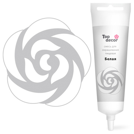 Тюбик-гель д/окраш ТОП-ДЕКОР БЕЛАЯ 100гр