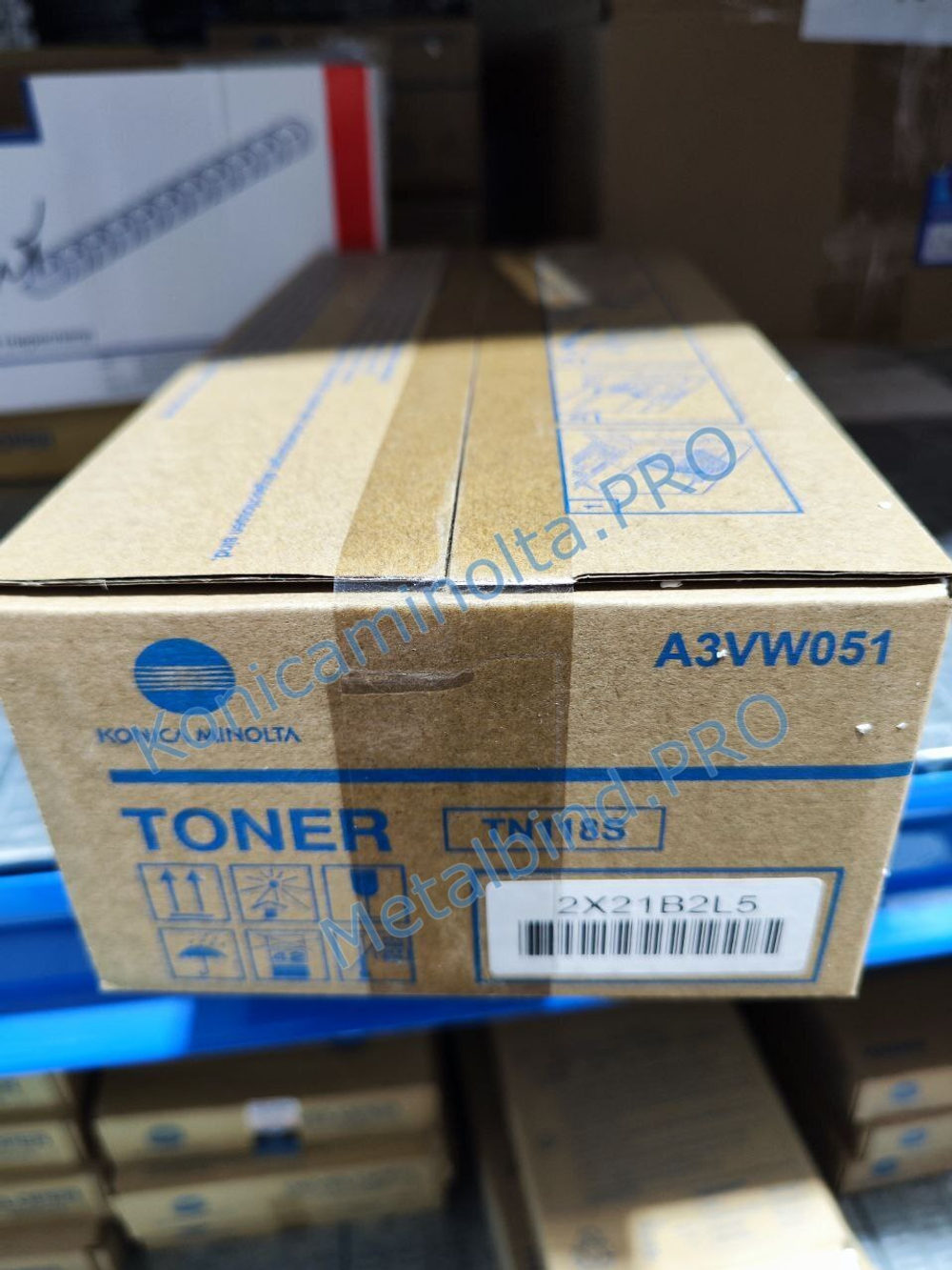 Тонер TN-118K Konica Minolta оригинальный черный A3VW051