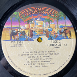 Винтажная виниловая пластинка LP Donna Summer Bad Girls (Япония 1979) (Оби) Hot Stuff