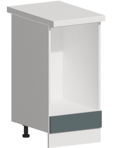 Кухня Модуль ШНД 450 Белый / Бирюзовая мята