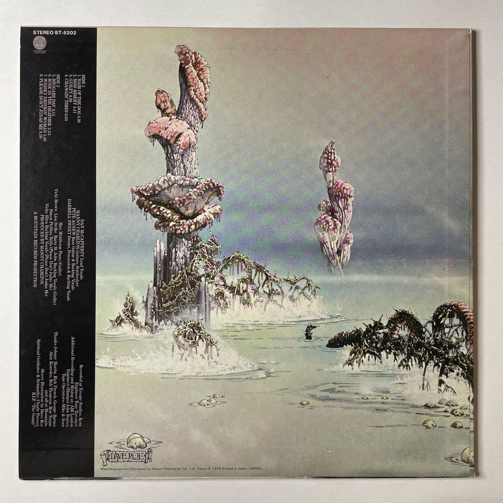 Винтажная виниловая пластинка LP Nazareth Hair Of The Dog (Japan 1978) (No Obi) Rose In The Heather
