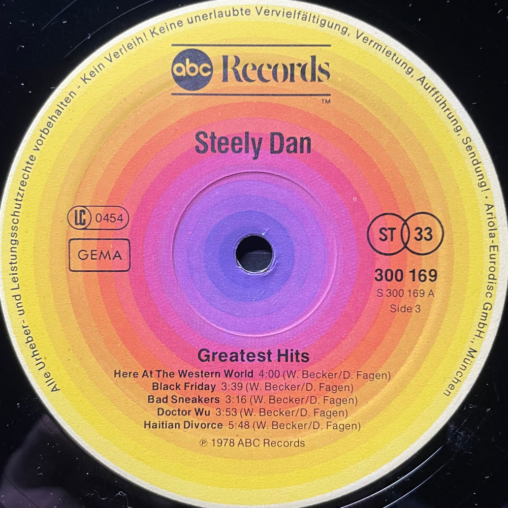 Steely Dan ‎– Greatest Hits 2LP (Германия 1978г.)