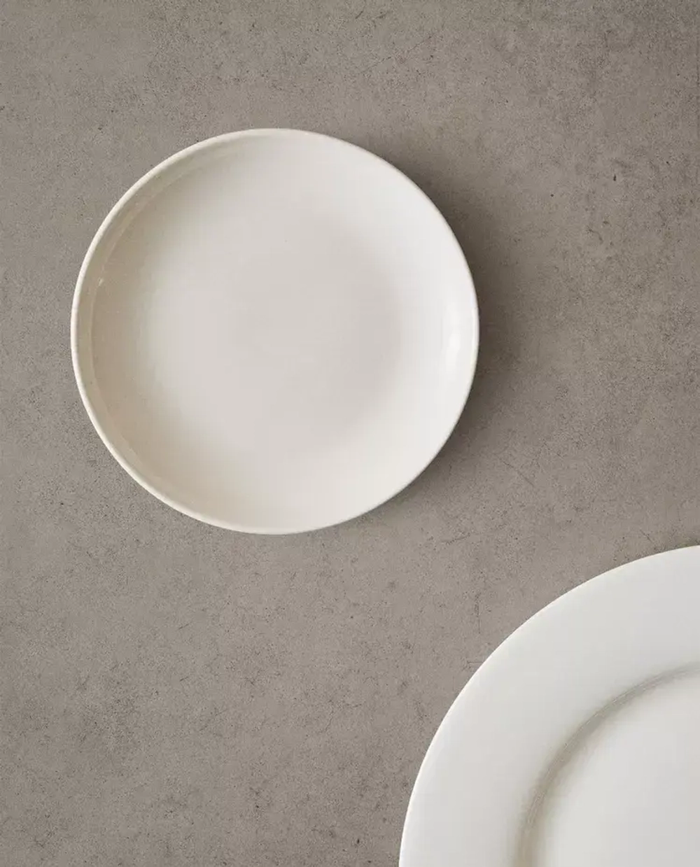 ZARA HOME КЕРАМИЧЕСКАЯ ТАРЕЛКА ДЛЯ ХЛЕБА, БЕЛЫЙ