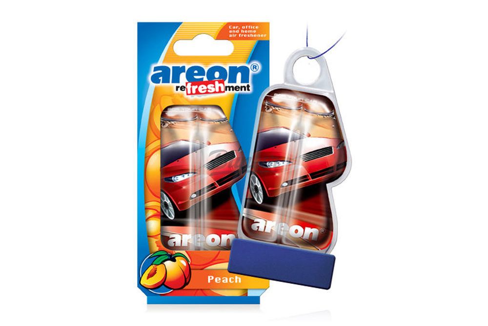 Ароматизатор для автомобиля AREON (Гелевый) &quot;REFRESHMENT LIQUID&quot; Peach