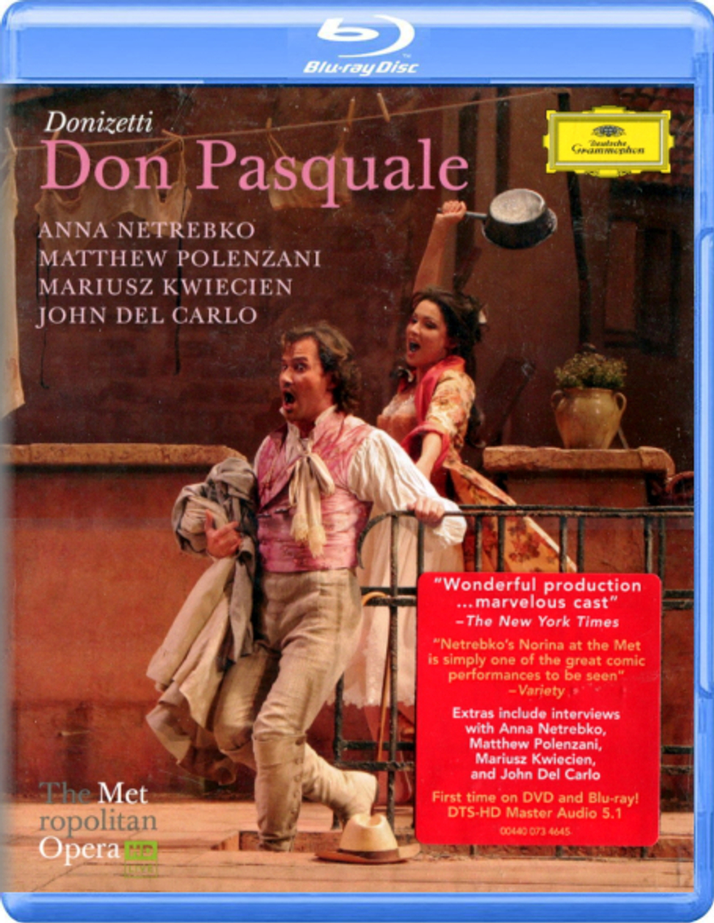 Anna Netrebko, James Levine, The Metropolitan Opera / Donizetti: Don Pasquale (Blu-ray)