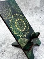 Подставка для телефона деревянная