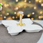 Менажница 4-х секционная 21см ZD20222