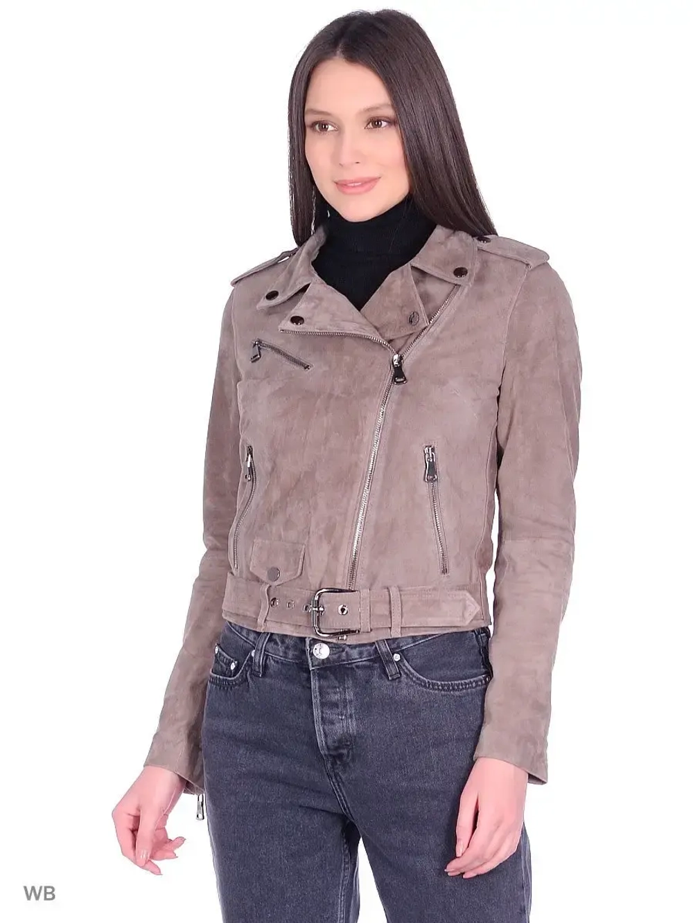 Косуха кожаная куртка женская Турция