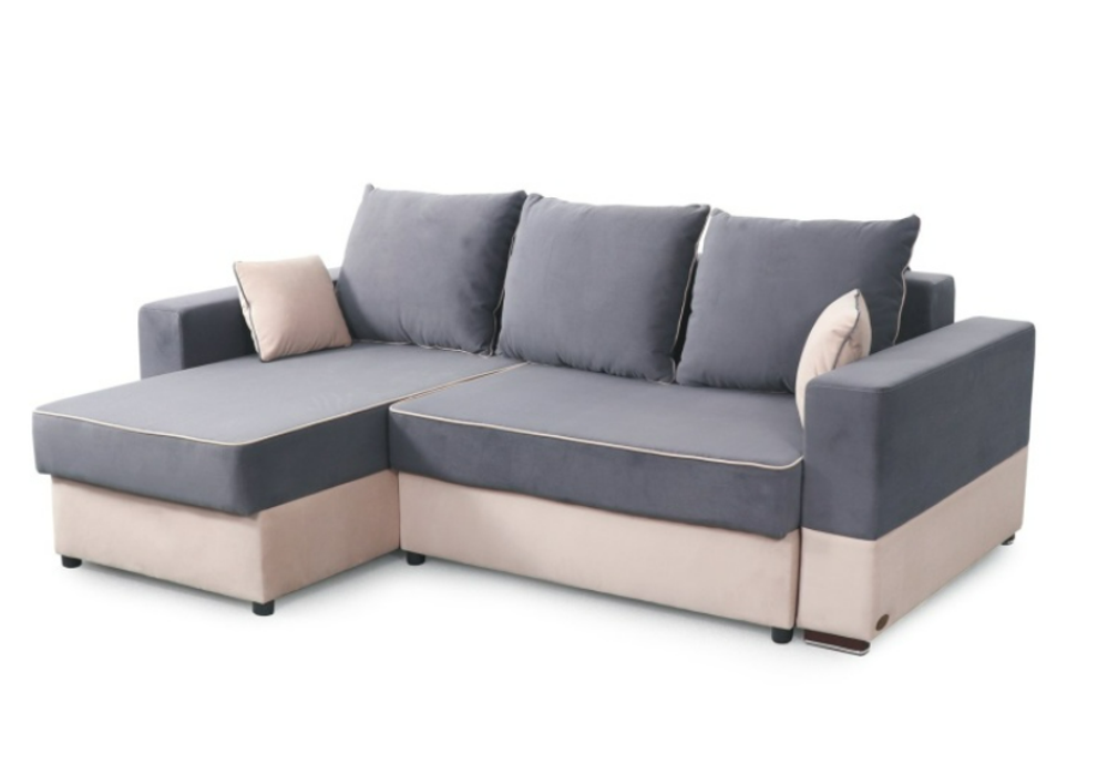 Угловой диван -кровать "Бостон" СТАНДАРТ независимый пружинный блок (универсальный угол)