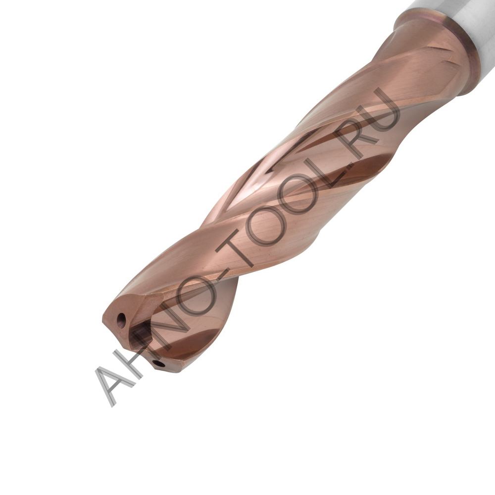 Сверло  8.4мм монолитное твердосплавное 3D с подводом СОЖ. SP-X801030840 VHM AHNO
