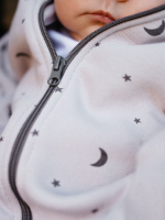 Утеплённый комбинезон с капюшоном Mjölk White Sand Moons, с закрытой ножкой