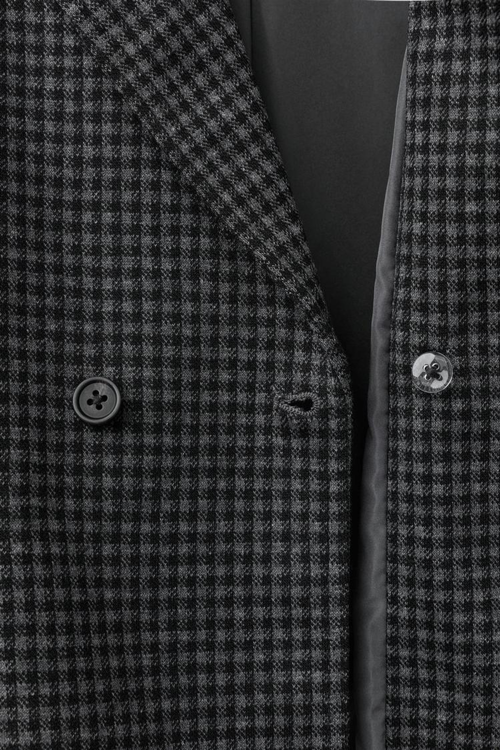 ZARA БЛЕЙЗЕР В КЛЕТКУ, СЕРЫЙ