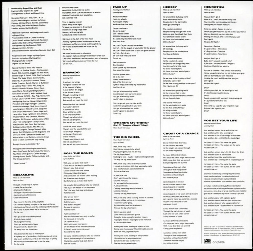 Rush / Roll The Bones (LP)