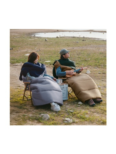 Спальный мешок Naturehike Sunny Day PL02 CNK2550WS028 U450, зеленый с коричневым, молния справа