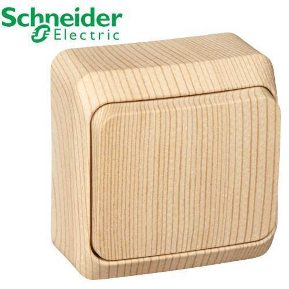 ВА10-001D Выключатель 1кл (сосна) Этюд Schneider