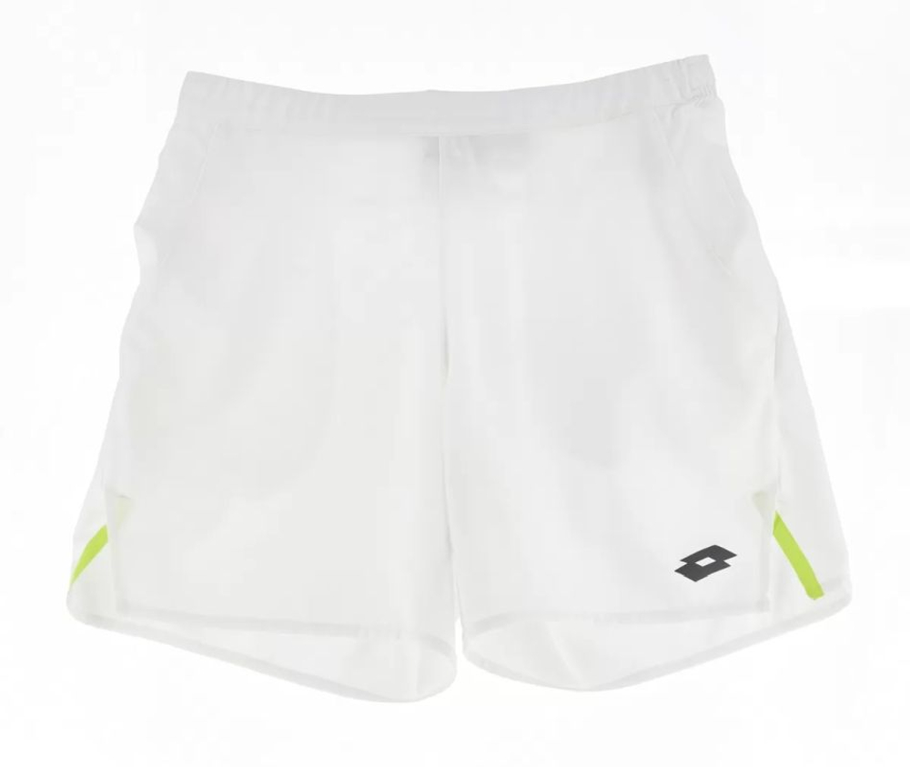 Теннисные шорты Lotto Tech II D1 7" Short - bright white