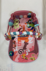 Коврик 1164YS Levatoys розовый с игрушками на дугах и пианино, в коробке