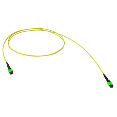 Оптическая соединительная сборка 16 ОВ, 9/125 OS2, 1xMTP(16)m APC/1xMTP(16)m APC, тип В, 2 м